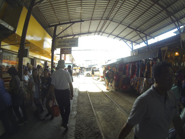 Samut Songkram, Railway Market, Bangkok
